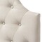 Baxton Studio Morris Beige Upholstered Button-Tufted Twin Size Headboard 125-6980 - alternate 3
